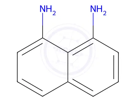 Chemical structure of 1,8-Diaminonaphthalene