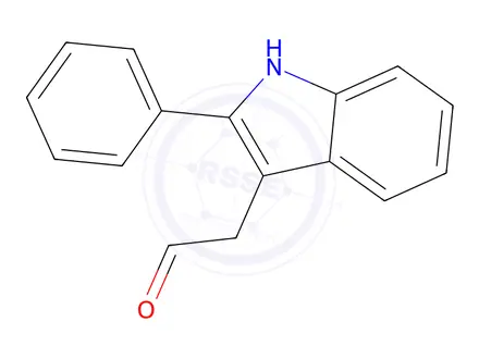 Chemical structure of 2-(2-Phenyl-1H-indol-3-yl)acetaldehyde