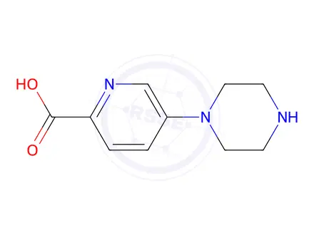 Chemical structure of 5-(PIperazin-1-yl)pyridine-2-carboxylic acid