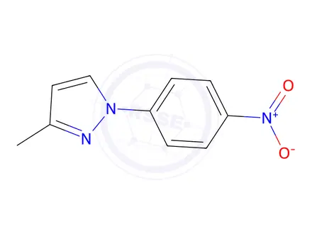 Chemical structure of 3-Methyl-1-(4-nitrophenyl)-1H-pyrazole