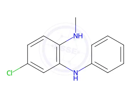 Chemical structure of Clobazam Impurity 36