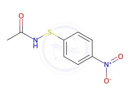 Chemical structure of N-((4-Nitrophenyl)thio)acetamide