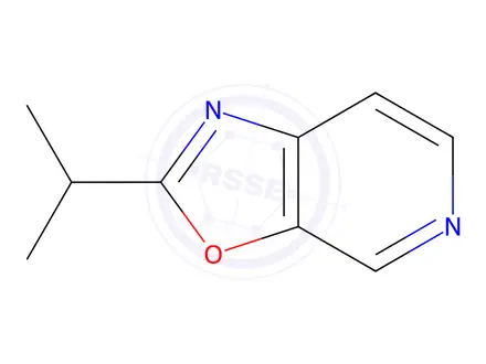 Chemical structure of Oxazolo[5,4-c]pyridine, 2-(1-methylethyl)-