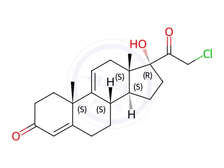 Chemical structure of Hydrocortisone Impurity 180