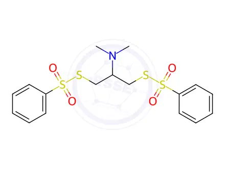 Chemical structure of Bensultap