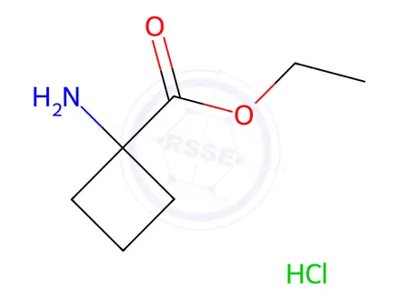Chemical structure of Ethyl 1-aminocyclobutanecarboxylate hydrochloride