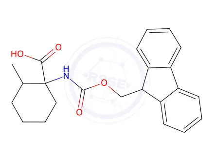 Chemical structure of 1-({[(9h-fluoren-9-yl)methoxy]carbonyl}amino)-2-methylcyclohexane-1-carboxylic acid