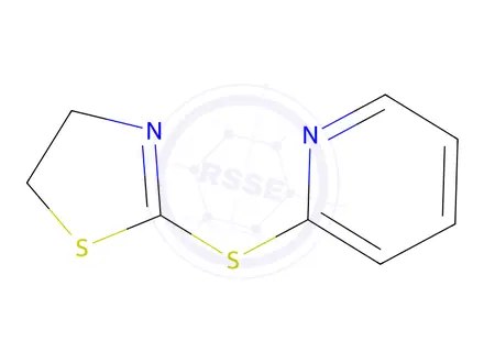 Chemical structure of Pyridine,2-[(4,5-dihydro-2-thiazolyl)thio]-(9CI)