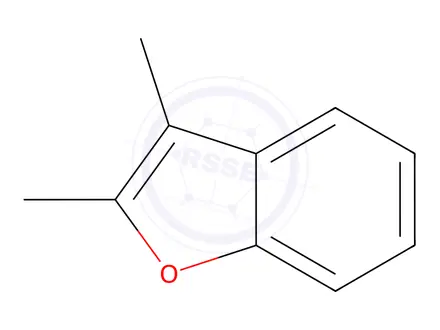 Chemical structure of 2,3-Dimethylbenzofuran