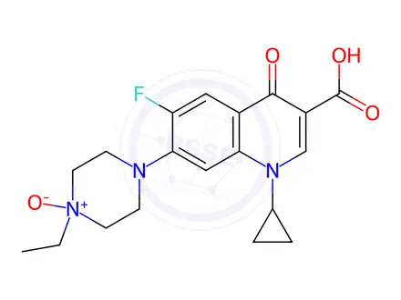 Chemical structure of Enrofloxacin N Oxide