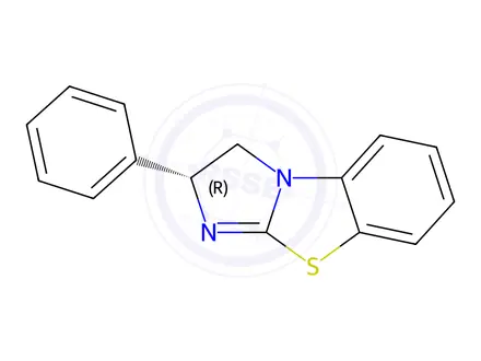 Chemical structure of (+)-Benzotetramisole