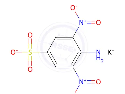 Chemical structure of POTASSIUM 4-AMINO-3,5-DINITROBENZENESULFONATE