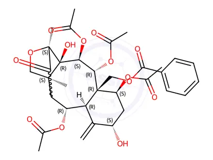 Chemical structure of Taxinine M