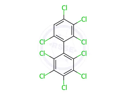 Chemical structure of PCB No. 207
