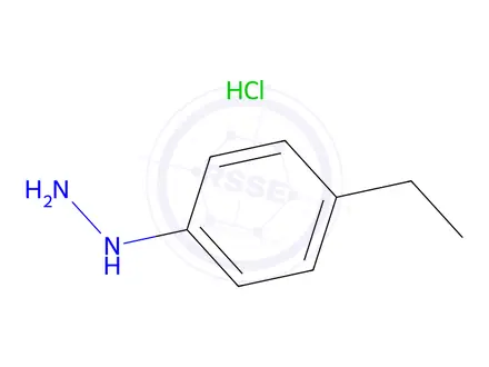 Chemical structure of 4-Ethylphenylhydrazine Hydrochloride
