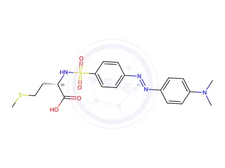 Chemical structure of Dabsyl-L-methionine