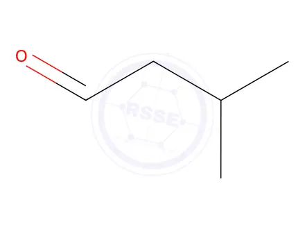Chemical structure of 3-Methylbutyraldehyde
