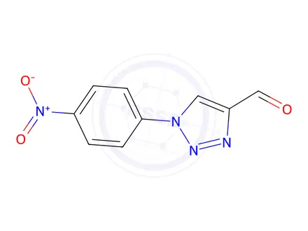 Chemical structure of 1-(4-Nitrophenyl)-1h-1,2,3-triazole-4-carbaldehyde