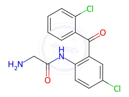 Chemical structure of Lorazepam Impurity 59