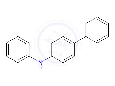 Chemical structure of N-Phenyl-4-biphenylamine