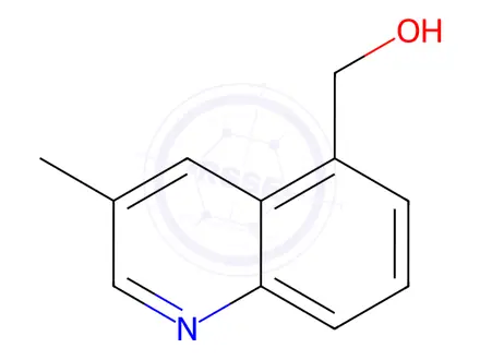 Chemical structure of (3-methylquinolin-5-yl)methanol