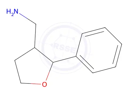 Chemical structure of (2-Phenyltetrahydrofuran-3-yl)methanamine