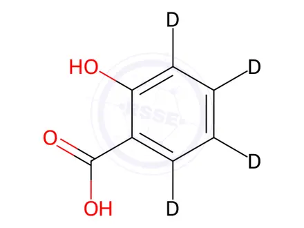 Chemical structure of Salicylic Acid-d4