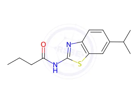 Chemical structure of N-(6-Isopropylbenzo[d]thiazol-2-yl)butyramide
