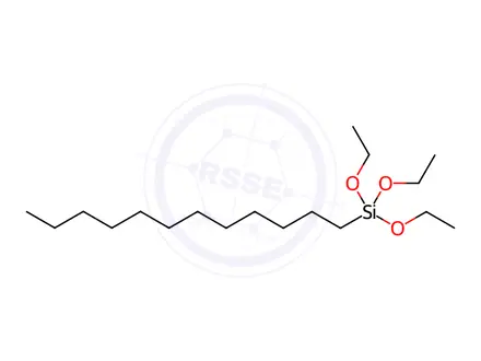 Chemical structure of Lauryl triethoxy silane