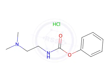 Chemical structure of Phenyl N-[2-(Dimethylamino)ethyl]carbamate Hydrochloride