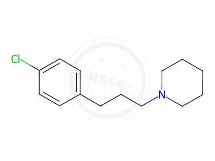 Chemical structure of 1-(3-(4-Chlorophenyl)propylpiperidine