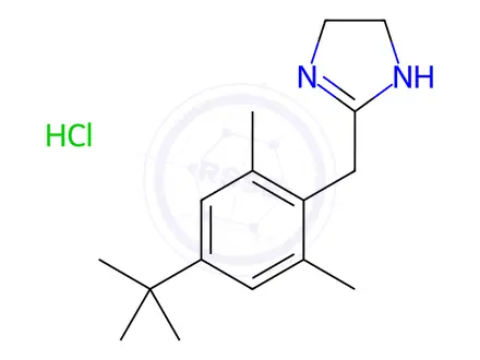 Chemical structure of Xylometazoline Hydrochloride