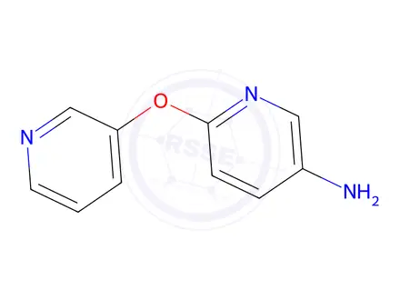 Chemical structure of 6-(pyridin-3-yloxy)pyridin-3-amine
