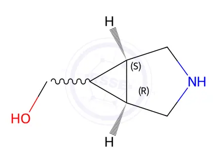 Chemical structure of (1a-,5a-,6a-)-6-(hydroxymethyl)-3-azabicyclo[3.1.0]hexane