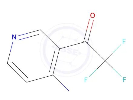 Chemical structure of 1-(4-aminopyridin-3-yl)-2,2,2-trifluoroethan-1-one