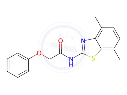 Chemical structure of N-(4,7-Dimethylbenzo[d]thiazol-2-yl)-2-phenoxyacetamide
