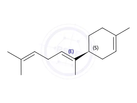 Chemical structure of α-(E)-Bisabolene