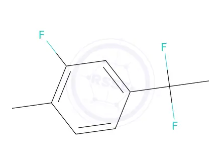 Chemical structure of 4-(1,1-Difluoroethyl)-2-fluoro-1-methylbenzene