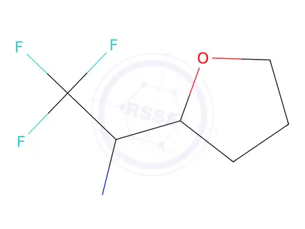 Chemical structure of 2-Furanmethanamine, tetrahydro-α-(trifluoromethyl)-, hydrochloride (1:1)