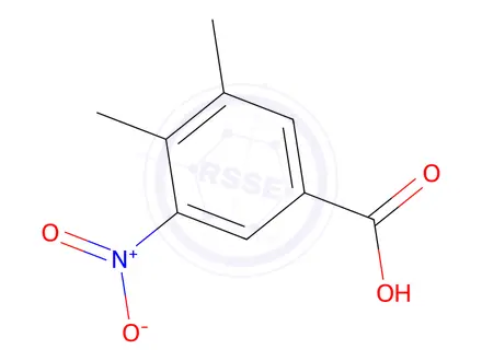 Chemical structure of 3,4-Dimethyl-5-nitrobenzoic Acid