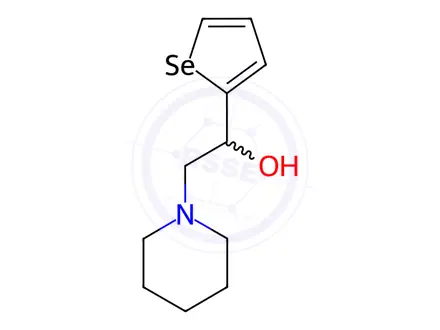 Chemical structure of piperidine-ethyl-selenophene