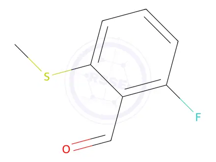 Chemical structure of 2-Fluoro-6-(methylthio)benzaldehyde