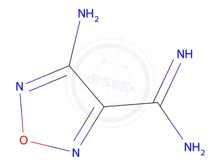 Chemical structure of 4-Amino-1,2,5-oxadiazole-3-carboximidamide
