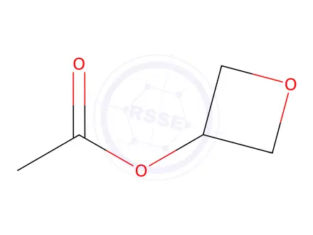 Chemical structure of oxetan-3-yl acetate