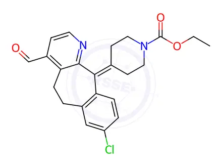Chemical structure of 4-Formyl Loratadine