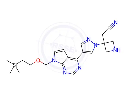 Chemical structure of Baricitinib Impurity 256