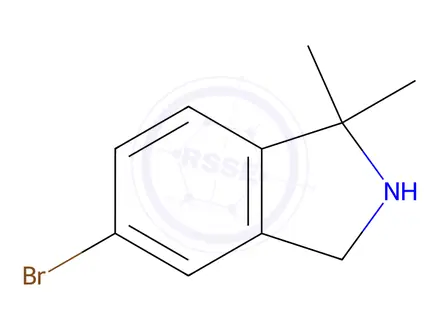 Chemical structure of 5-Bromo-1,1-dimethylisoindoline