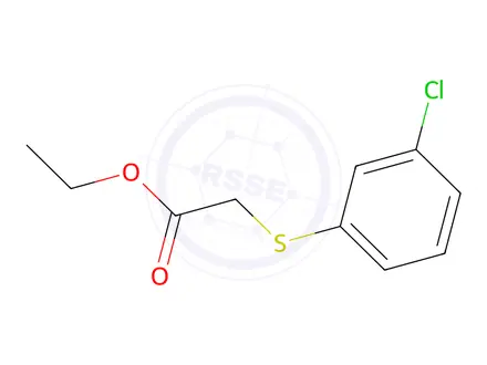 Chemical structure of Ethyl 2-((3-chlorophenyl)thio)acetate