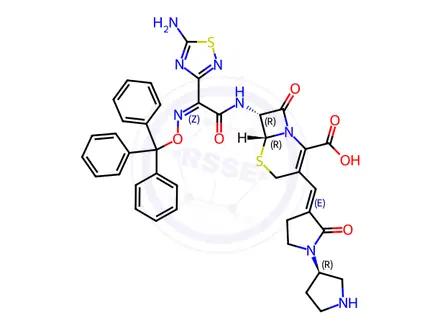 Chemical structure of Ceftobiprole Impurity 83