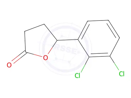 Chemical structure of 5-(2,3-Dichlorophenyl)dihydro-2(3H)-furanone